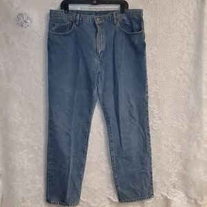 VTG Calvin Klein 40/32 slim fit jean double stone washed straight leg